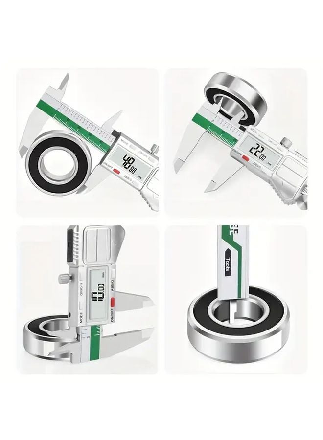 Green Digital Caliper 150mm High Precision LCD Display Fraction MM Inch - Image 5