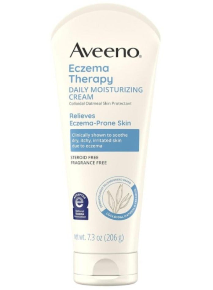 Aveeno Eczema Therapy Daily Moisturizing Cream 206g  - Image 1