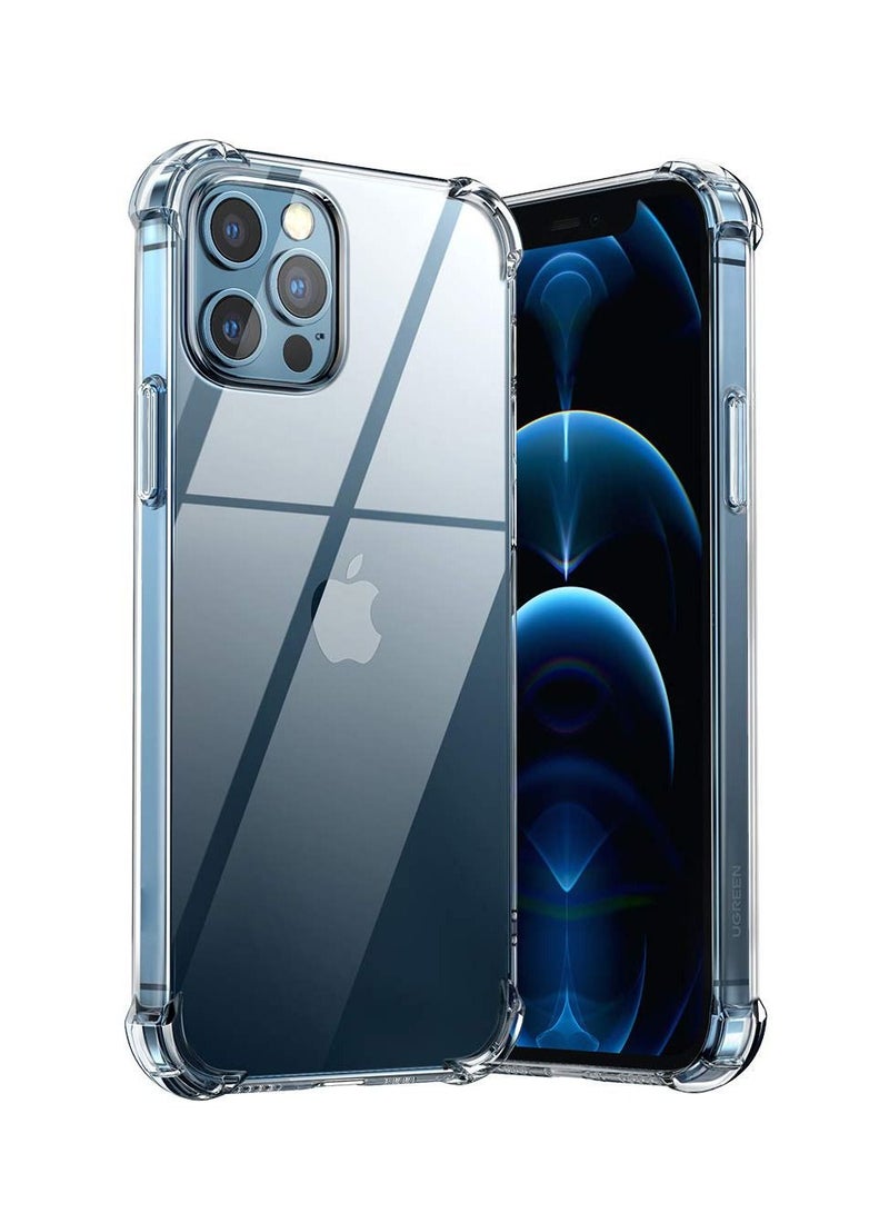iPhone 12 Pro Case 6.1 Inch Bumper Soft TPU Scratch Resistant Anti Drop Slim Thin Crystal Clear Protective Cover - Image 1
