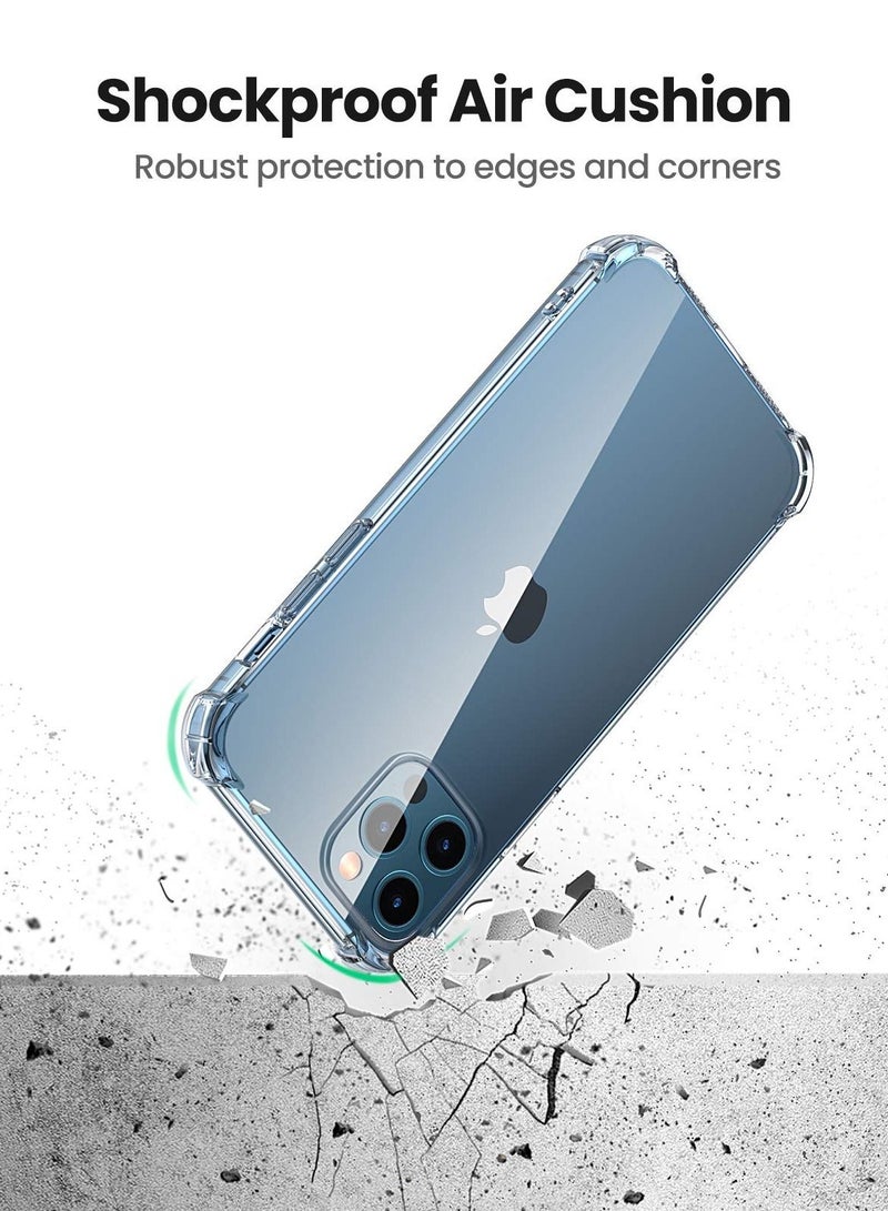 iPhone 12 Pro Case 6.1 Inch Bumper Soft TPU Scratch Resistant Anti Drop Slim Thin Crystal Clear Protective Cover - Image 4