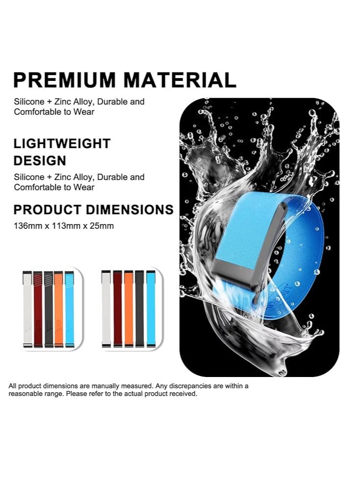 HydroKnit Wristband - Replacement Fast-Drying Band Compatible with WHOOP 4.0 - Stylish & Affordable Replacement Strap - Breathable Band Strap Including U Shape Connector - Image 5