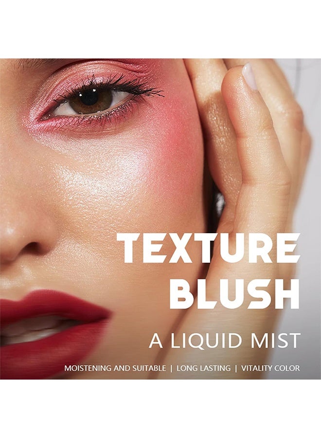 pudaier Liquid Blush, Long-lasting High-pigment Colors Velvet Cream for Cheeks, Natural Looking Makeup #O7 「CAMEO BROWN」 - Image 4