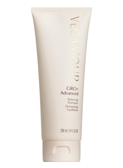 VEGAMOUR GRO+ Advanced Balancing Shampoo | Lightly Exfoliates, Cleanses and Removes Buildup Without Stripping | For Severe Signs of Thinning | Color Safe, Vegan, Cruelty-Free (8 Fl Oz)