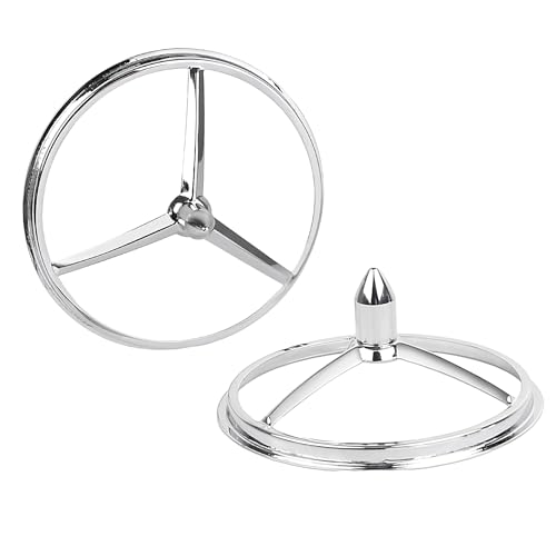 XMMT Chrome Tri Bar Bullet Spike Style 7" Headlamp Trim Ring Cover& 4-1/2" 4.5" Auxiliary Spotlamp Fog Light Trim For Harley Touring Road King Street Glide Electra Glide Tri Glide - Image 5