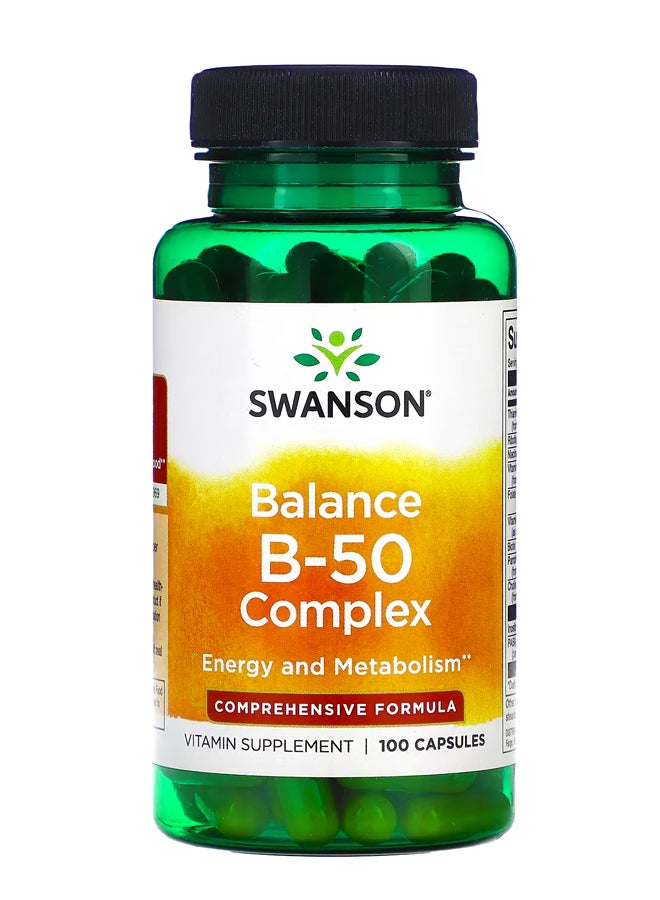 سوانسون مركب التوازن ب -50 ، 100 كبسولة