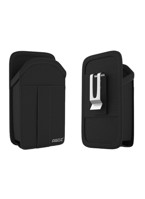 Zebra Tc51 Tc56 Scanner Holster, Rugged Carrying Case Pouch For Zebra Tc51 Tc52 Tc56 Tc57 Tc20 Tc21 Tc25 Tc26 Mc40 Mc45 Handheld Barcode Touch Mobile Computer,Cover With Metal Clip & Belt Loops