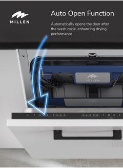 MILLEN Built In Dishwasher 45cm, 7 programs  - Image 3