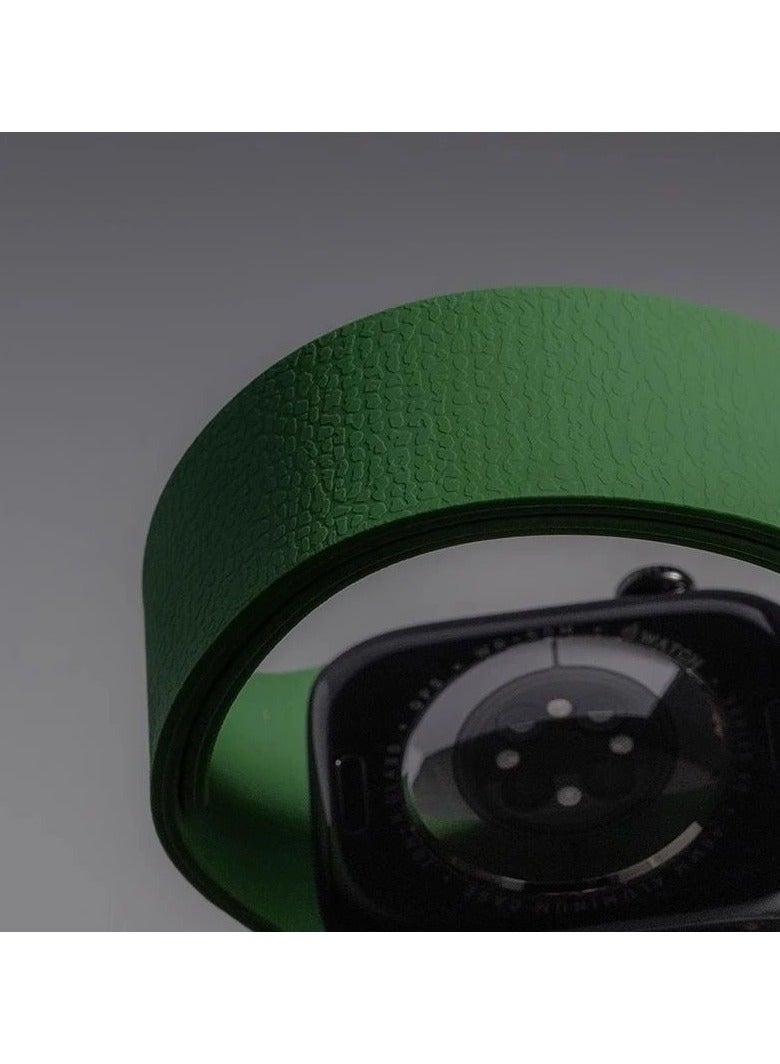 Magnetic Silicone Strap for Apple Watch 10/9/8/7/6/5/4/3 (42/44/45/46/49mm) - Breathable Unisex Sports Band for Spring/Summer | Couple Matching Design - Image 2