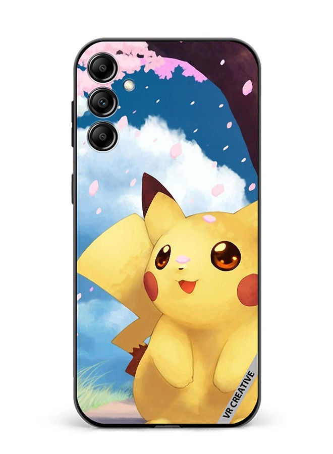 VR CREATIVE Protective Case Cover For Samsung Galaxy A14 5G/A14 Spring Pikachu Design Multicolour - Image 1