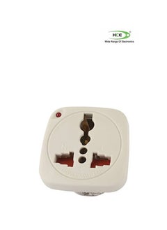 HCE Multi Plug Travel Adapter White 24inch 