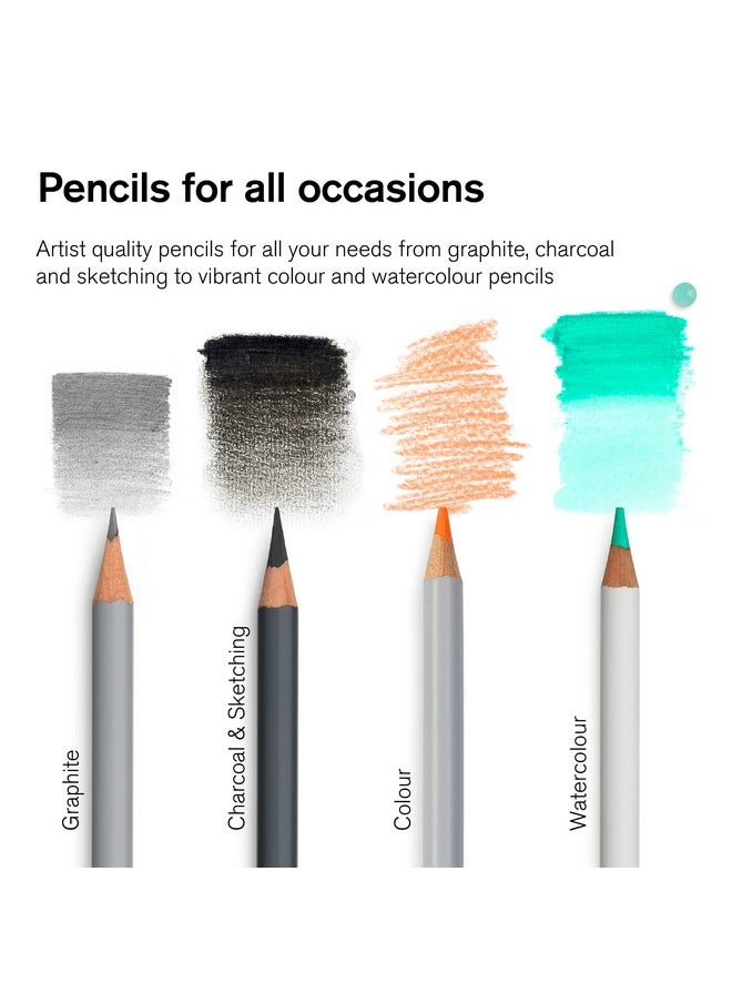 WINSOR & NEWTON Studio Collection 6 Count Charcoal Pencils  - Image 4