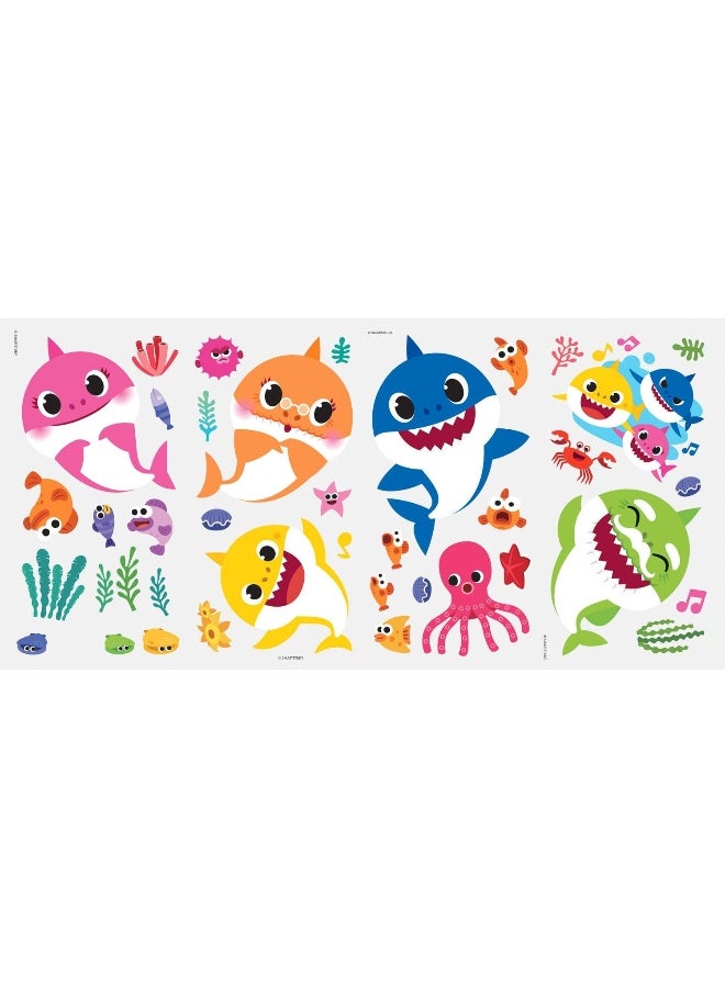 Roommates RMK4303SCS Baby Shark Peel And Stick Wall Decals - Image 5