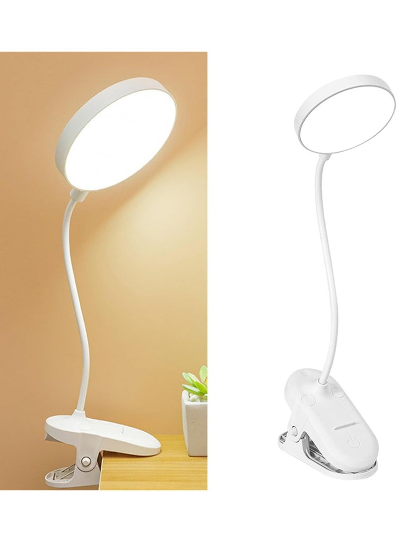 Rechargeable Flexible Clip LED Desk Lamp – 3 Brightness Levels, Clip Base and Mobile Holder - Image 5