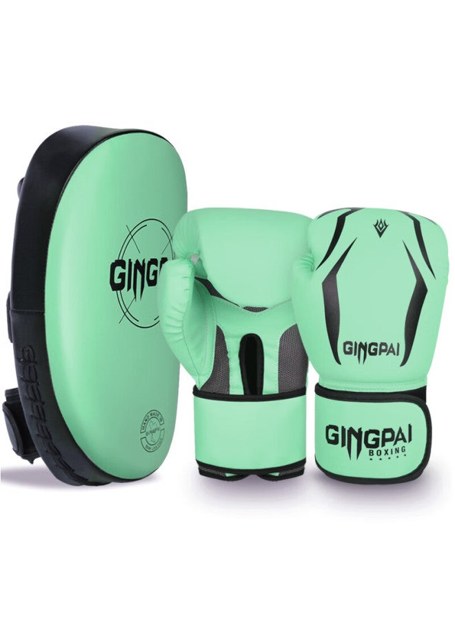 Competing pie Jingpai Boxing Gloves, Hand Target, Kickboxing Foot Target, Adult And Children's Parent-child Set, Punching Bag, Training Muay Thai Fighting, 6oz - Image 2