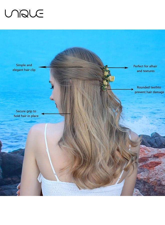 Unique 4 Pcs Claw Clips, Butterfly Claw Clips, Vintage PVC Hairpin Headwear, Beautiful Butterfly Hair Clips Hair Accessories for Girls and Women - Image 3