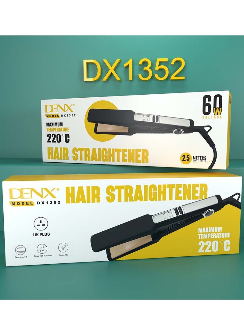 Denx "DX1352 - Professional Ceramic Hair Straightener with Advanced Heat Technology for Effortless Styling and Salon-Quality Results" - Image 4