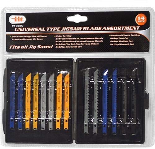 IIT 19220 14Pc Universal Jig Saw Blade Assortment, - Image 2