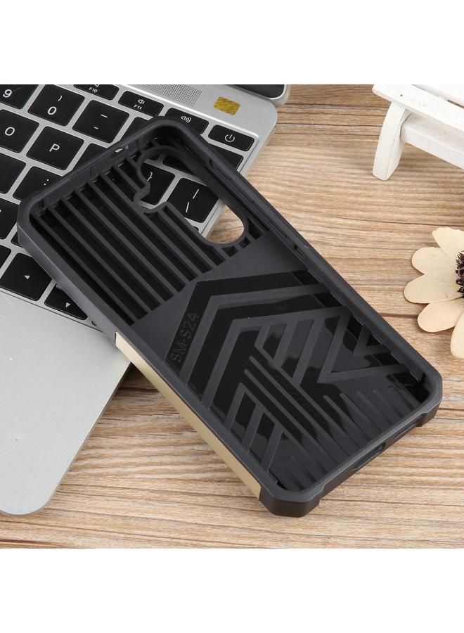 erorex Case For Samsung Galaxy S25+ 5G Camera Shield Card Slot PC Hybrid TPU Phone Case - Image 3