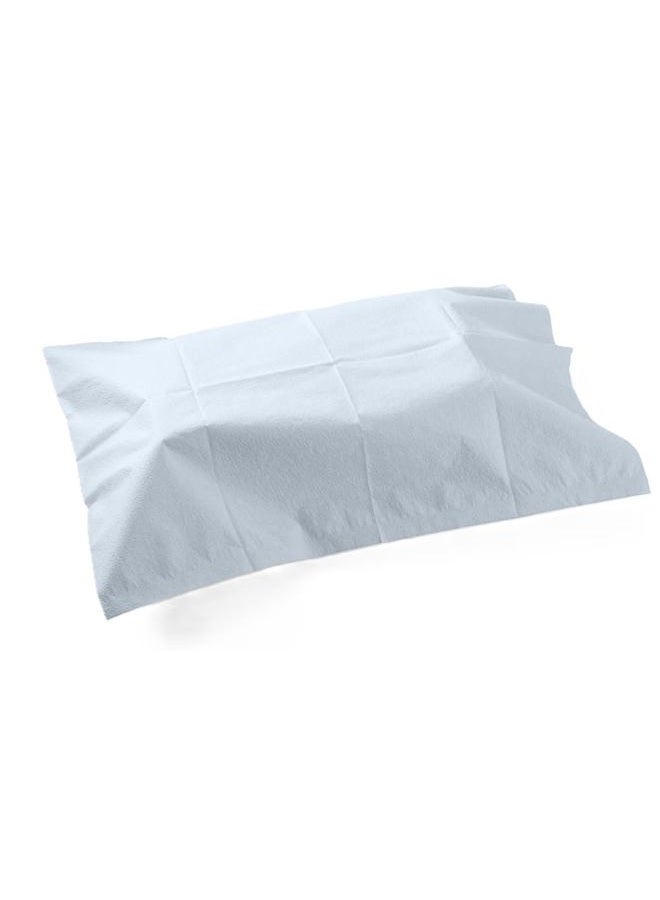 Tidi Avalon Papers 703 Single-Use Pillowcase, Tissue/Poly, 21'' x 30'', Blue (Pack of 100) - Image 1