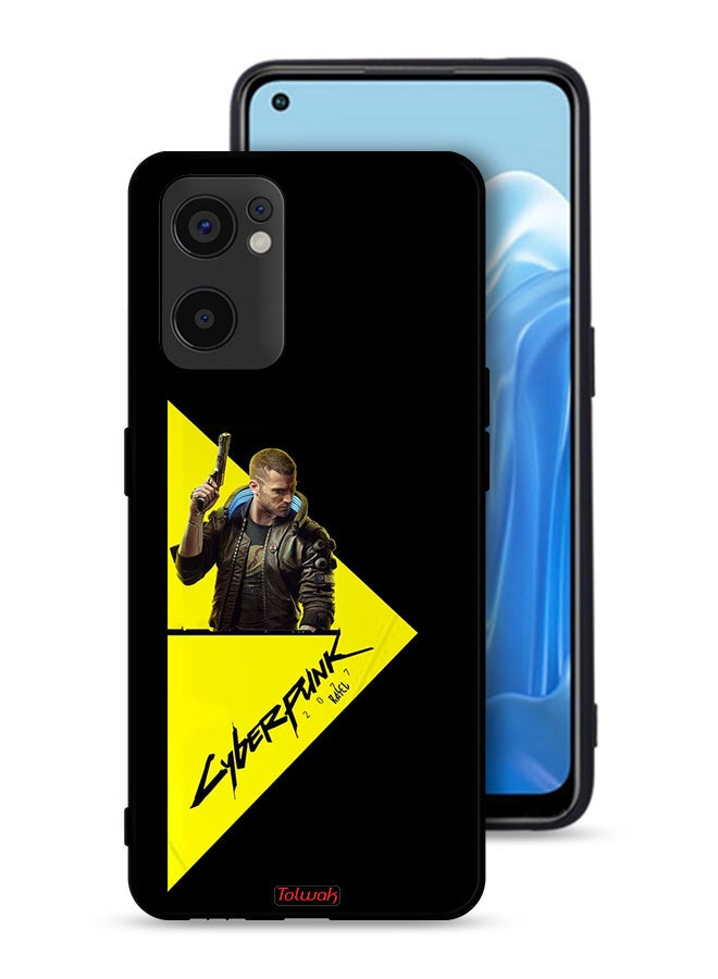 Tolwak Oppo Reno7 SE 5G Protective Case Cover Cyberpunk 2077  - Image 1