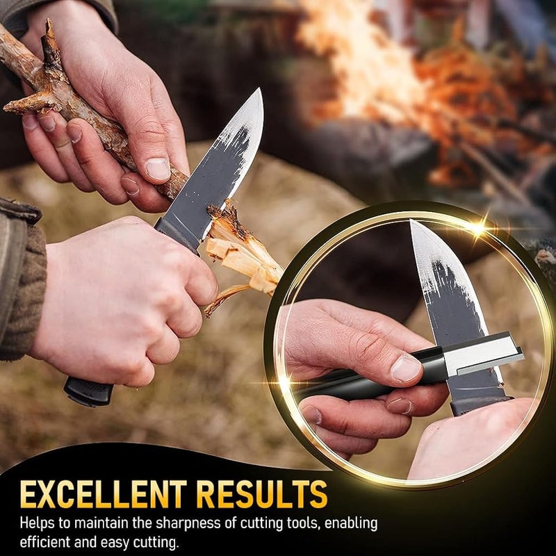 HASTHIP® Garden Tool Sharpener, Pocket Carbide Sharpener for Pruners, Shears, Scissors, Knives, Portable Blade Sharpening Tool for Gardening, Camping & Outdoor Use - Image 5