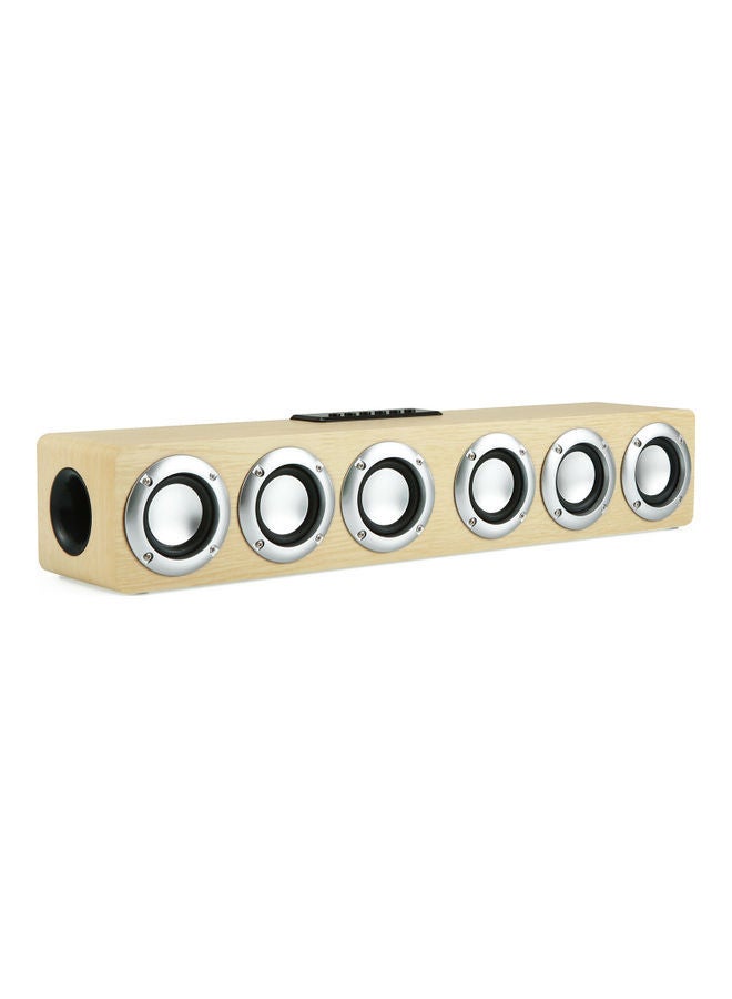 NIBEMINENT M1 Wooden Desk Speaker BT HiFi Music Player V9472Y_P Yellow  - Image 3