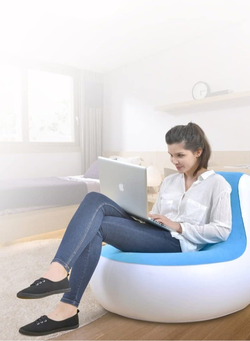 جيلونج كرسي جيلونج ايزيجو الجانبي القابل للنفخ - أزرق - مقاس واحد - Image 2