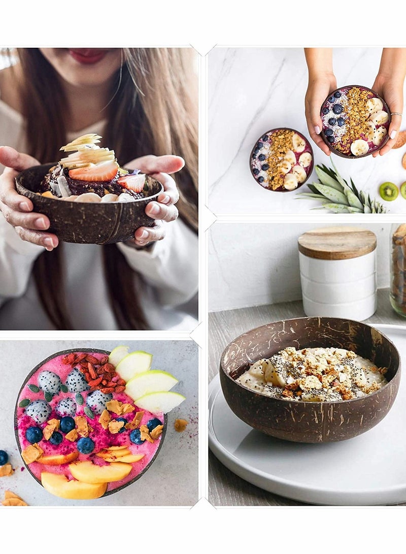 Handcrafted Natural Coconut Bowl Eco-Friendly Kitchenware for Serving and Decor