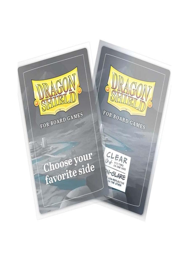 Dragon Shield Board Game Sleeves | Clear/Non-Glare Card Sleeves for Tabletop Games | Durable, Smooth Shuffle Feel & Acid-Free, Compatible with Wyrmspan, Concordia & Agricola | European Standard - Image 2