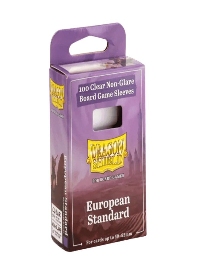 Dragon Shield Board Game Sleeves | Clear/Non-Glare Card Sleeves for Tabletop Games | Durable, Smooth Shuffle Feel & Acid-Free, Compatible with Wyrmspan, Concordia & Agricola | European Standard - Image 4
