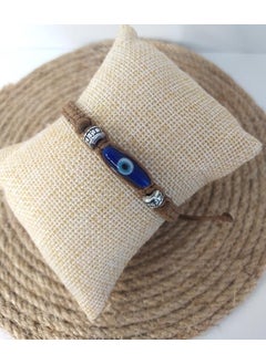 HD Marketim Evil Eye Beaded Macrame Adjustable Thread Bracelet Uğur Şanş Bracelet Bangles for Women Girls  - Image 1