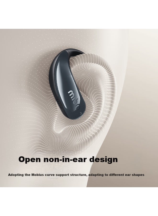 Mibro [subsidies] Open-ear Bluetooth Headphones For Sports And Running, Sweat-resistant Earphones Compatible With Apple, Huawei, Xiaomi, Android Openear, Black - Image 1