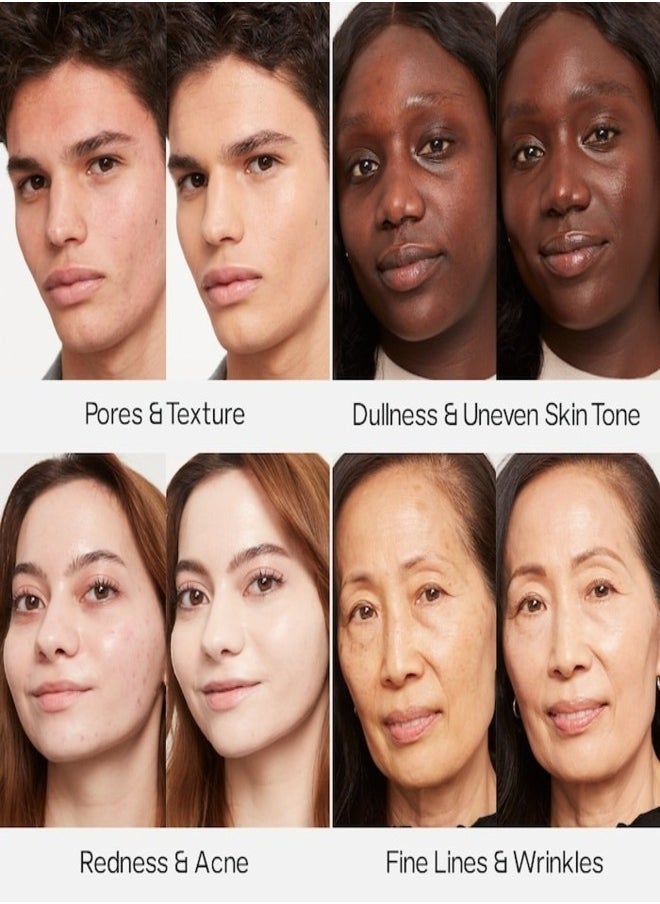 Saie SAIE   Glowy Super Skin Tint Foundation with Hyaluronic Acid ,17 Medium Warm Undertones 30ml - Lightweight, Hydrating Coverage  - Image 5