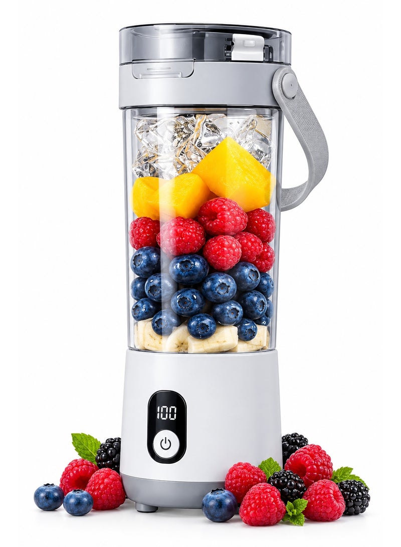Dinex DENX DX3227 Wireless Portable Blender 600ml, 50W, USB-C Rechargeable Mini Smoothie Maker - Image 2