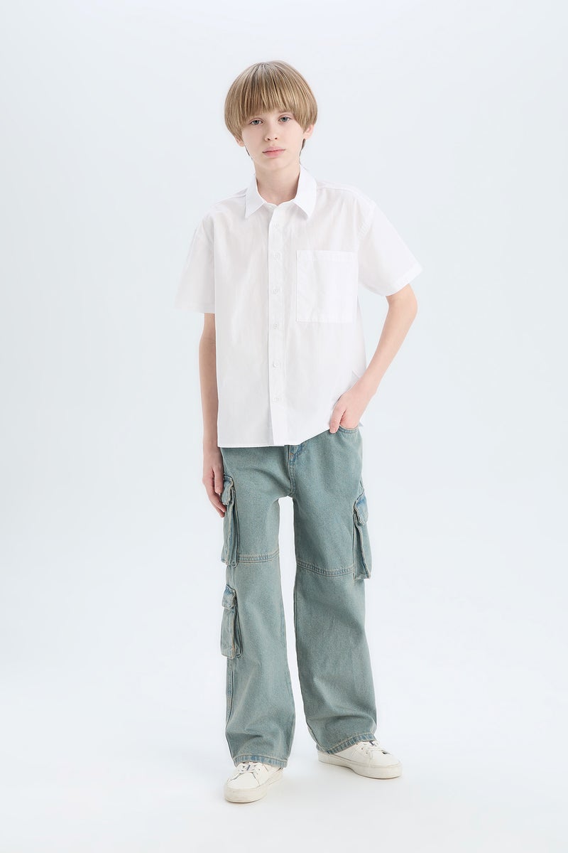 DeFacto Boy Oversize Fit Short Sleeve Shirt  - Image 2