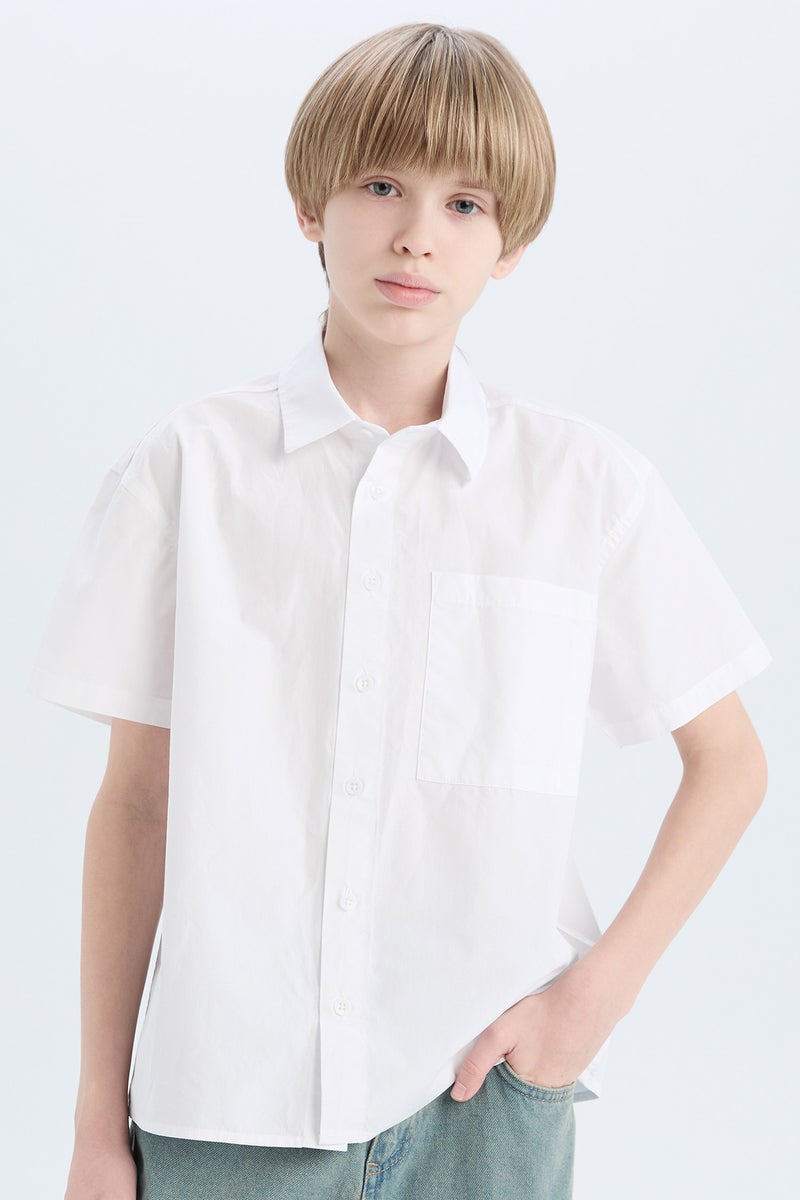 DeFacto Boy Oversize Fit Short Sleeve Shirt  - Image 1