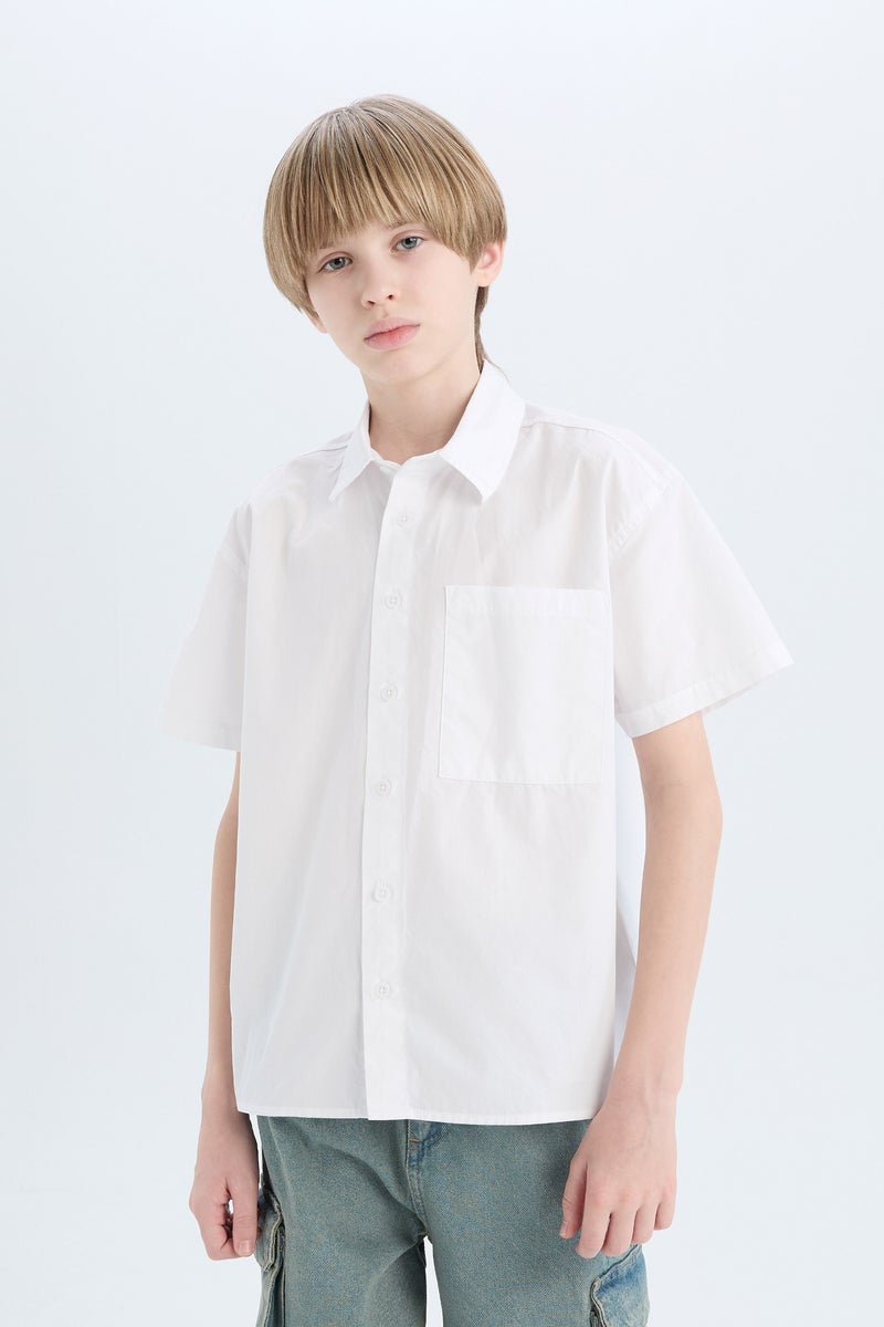 DeFacto Boy Oversize Fit Short Sleeve Shirt  - Image 4