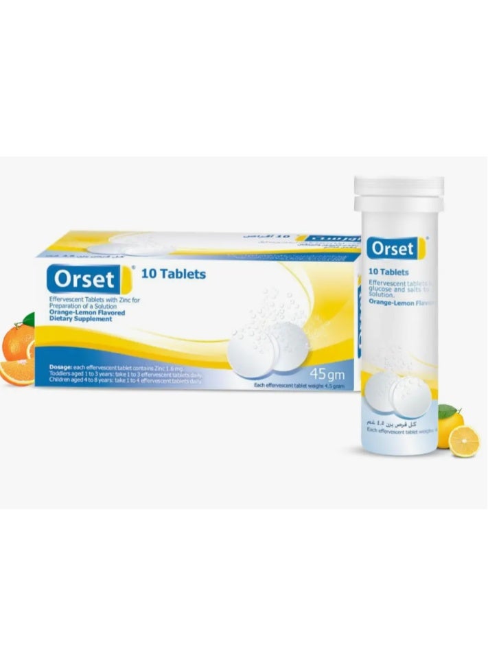 Orange-Lemon Effervescent Tablets, 10 Piece