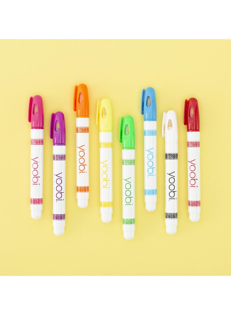 Yoobi Liquid Chalk Markers for Blackboard Whiteboard and Glass Multicolor 8pcs - Image 4