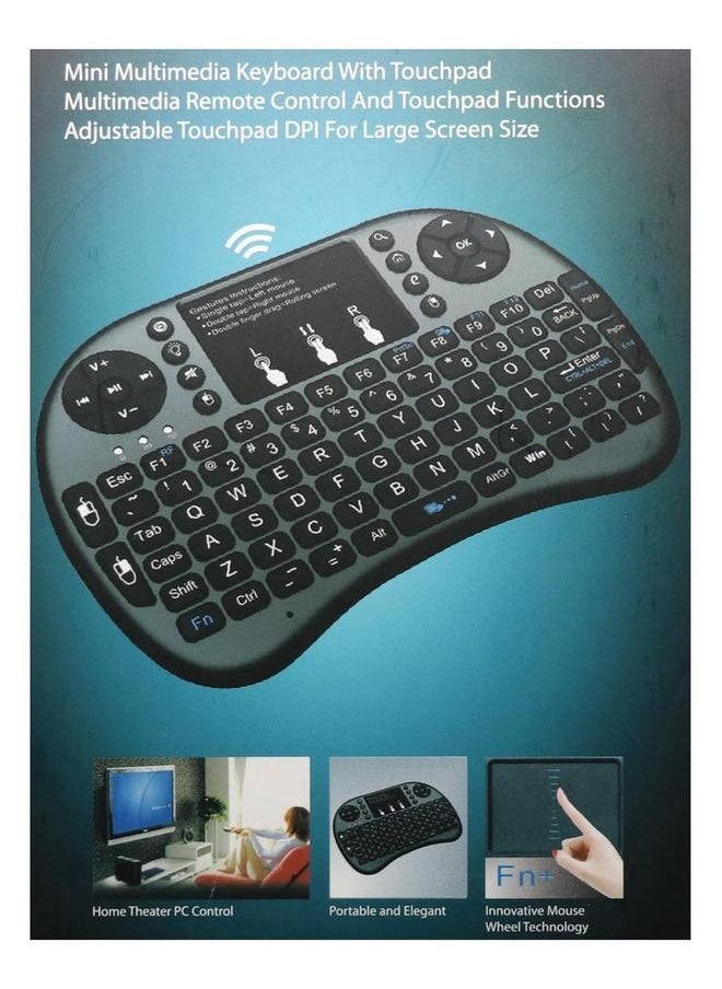 HALAMODO - Keyboard with Slim Multi-Device Wireless, Wireless Illuminated Keyboard, Upgrade Bluetooth Touchpad, Backlit Portable Advanced - Image 1