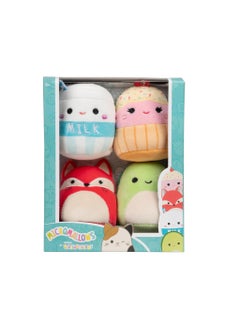 SQUISHMALLOWS MICROMALLOWS 4 PACK PLUSH MICROMALLOWS 2.5" SQUISHMALLOWS FIFI, HENRY, MELLY, CLARA