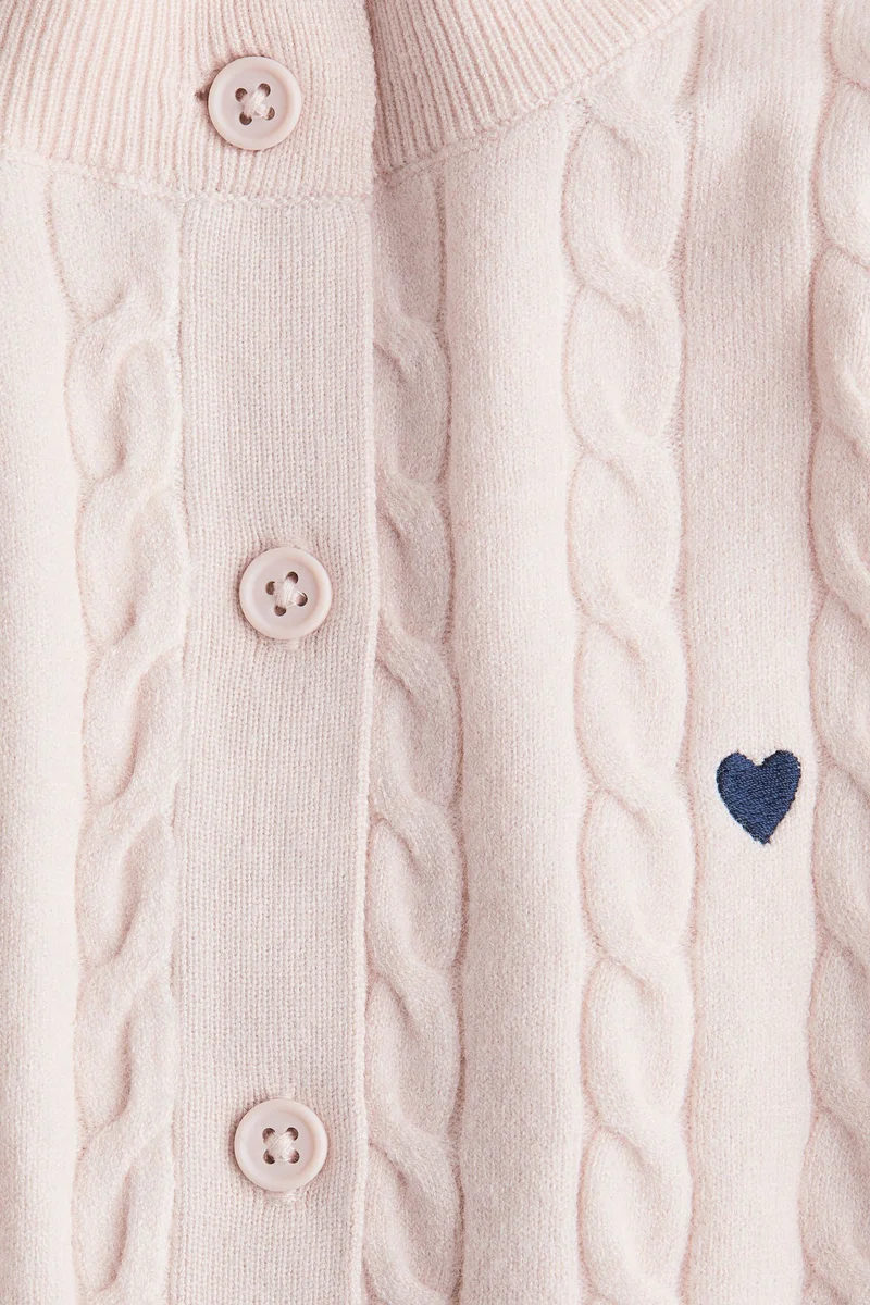 اتش اند ام كارديغان محبوك بنمط حبال