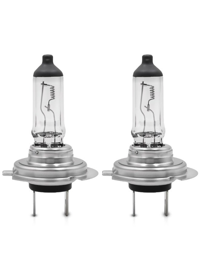 FEEMA H7 Halogen Headlight Bulb 24V 70W Premium Quartz Glass Automotive Lamp, 1200 Lumens, 4300K Bright White Light, OEM Fit, Long Life Headlamp Replacement for Trucks and Commercial Vehicles - 2pcs - Image 1