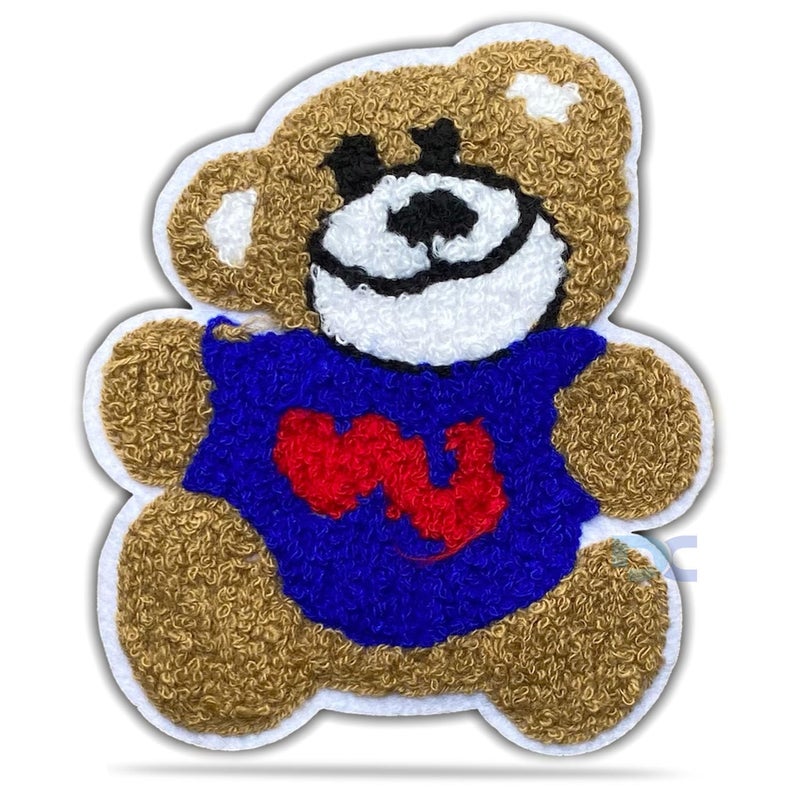Daily Crafts Daily Crafts Unisex Kids Patches Needlework Sew on Stitching Clothes Patch for Clothes Boutiques Jackets Jeans Bags Multicolor Towel Design Cute Bear - Image 4