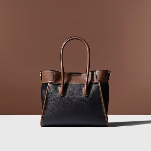 Accessorize حقيبة ساتشل مزدوجة اللون باللون الأزرق البحري للسيدات من Accessorize London مع حزام قابل للفصل والتعديل | حقائب للنساء | حقيبة يد للسيدات - Image 4