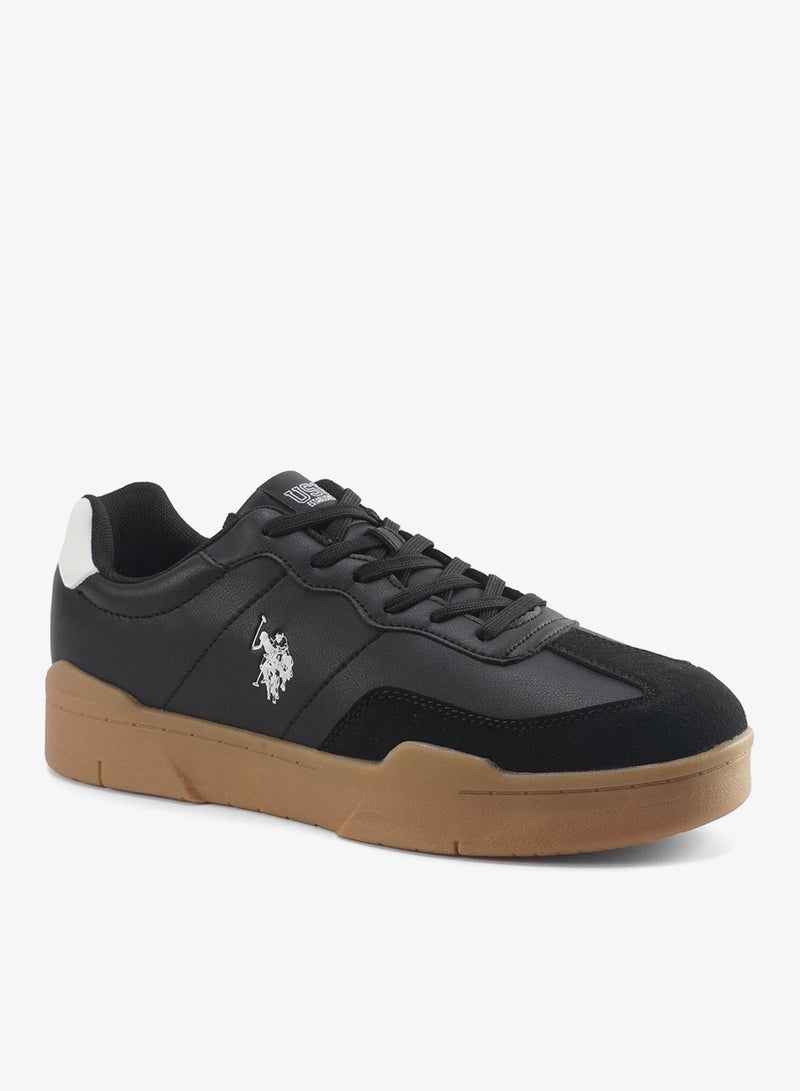 U.S. Polo Assn. Men's Black Low-Top Sneakers - Fashionable Lace-Up Style Shoes, Perfect for Every Outfit - Image 3