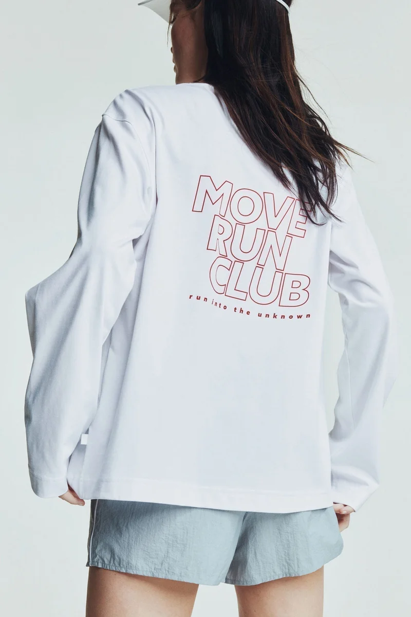 H&M Long-sleeved sports top in DryMove™