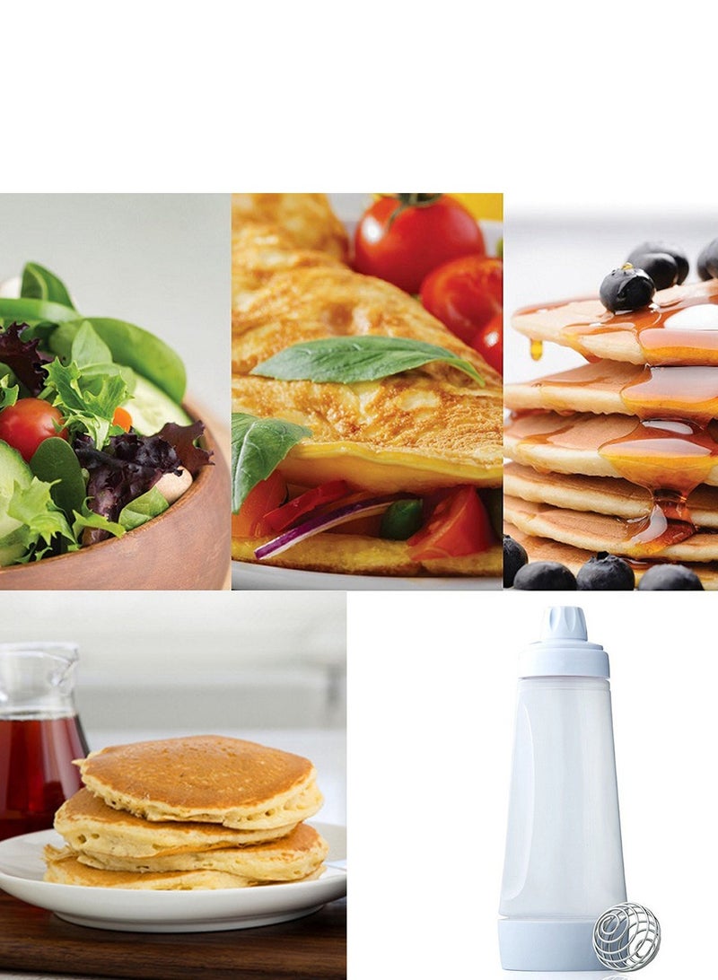 Manual Batter Mixing Bottle Batter Plastic Squeeze Bottle Kitchen Baking Tool - Image 3