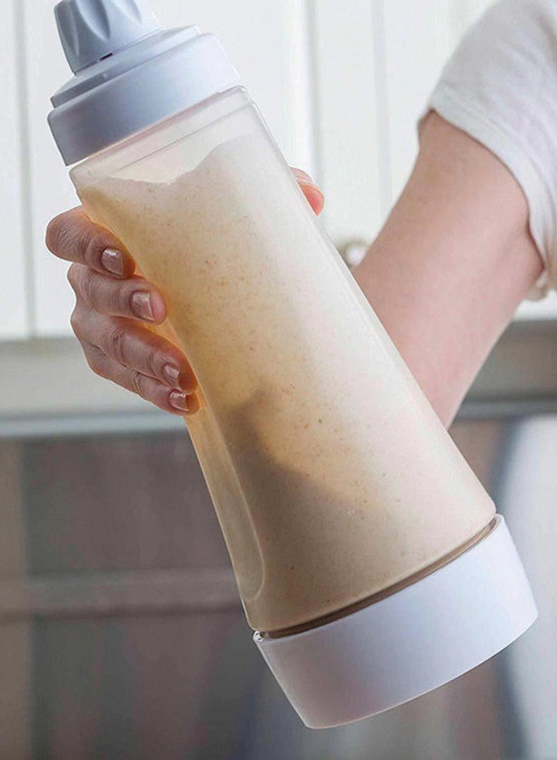 Manual Batter Mixing Bottle Batter Plastic Squeeze Bottle Kitchen Baking Tool - Image 1