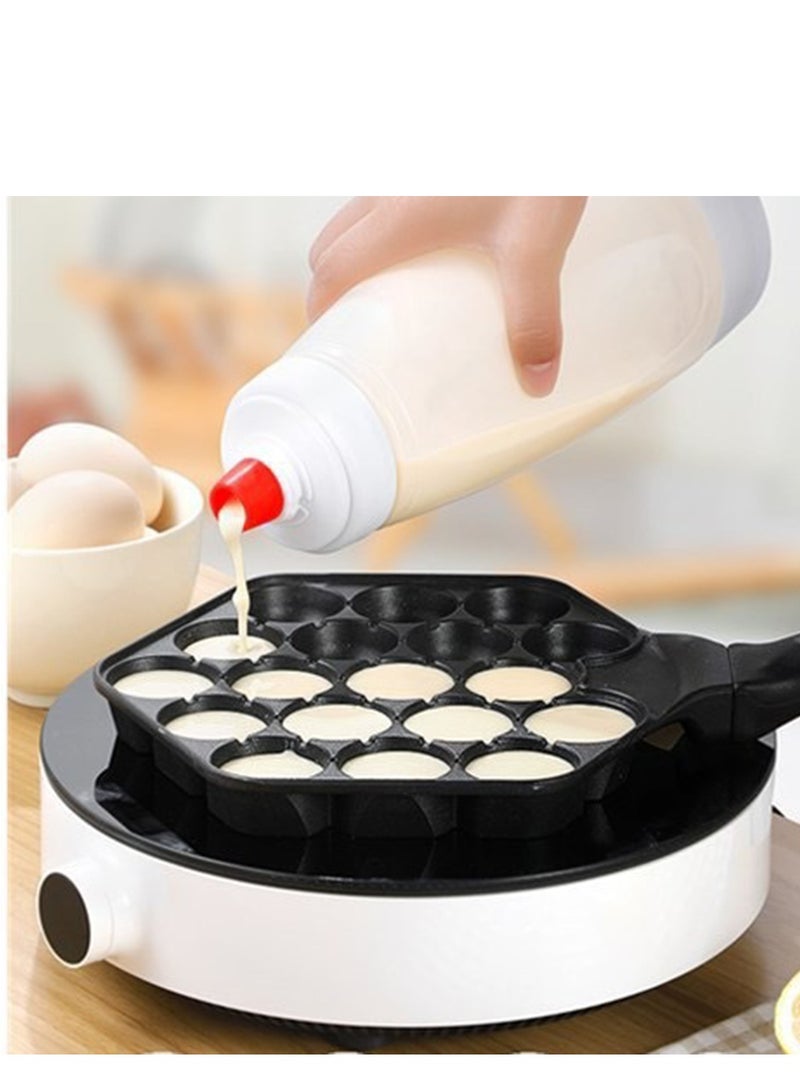 Manual Batter Mixing Bottle Batter Plastic Squeeze Bottle Kitchen Baking Tool - Image 4